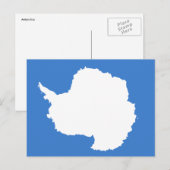 Antarktis Postkarte (Vorne/Hinten)