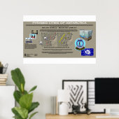 Antarktis Pyramidenstädte 3 Poster (Heimbüro)