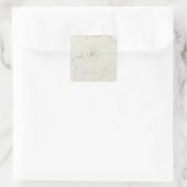 Antarktis Quadratischer Aufkleber (Tasche)