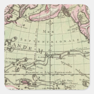 Antarktis Quadratischer Aufkleber