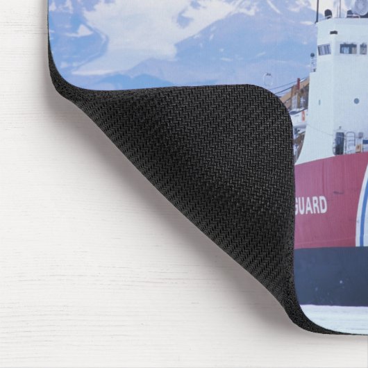 Antarktis, Ross Island, McMurdo Station, USCG Mousepad (Ecke)