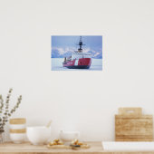 Antarktis, Ross Island, McMurdo Station, USCG Poster (Küche)