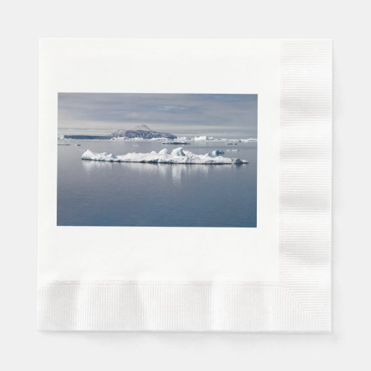 Antarktis Serviette (Vorderseite)