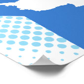 Antarktis-Star Poster (Ecke)