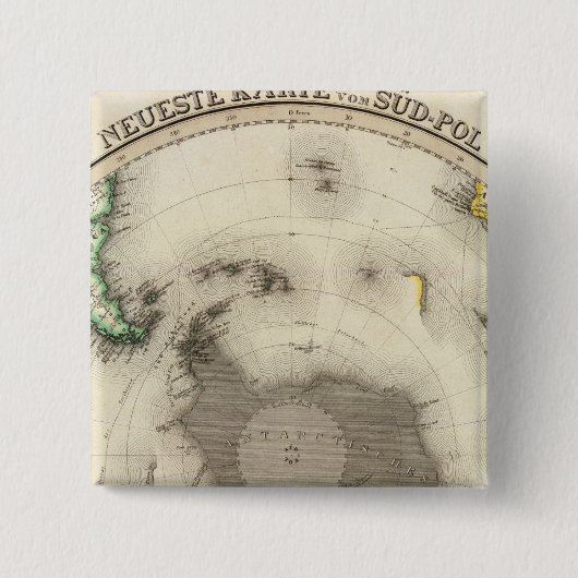Antarktis, Südhalbkugel Button (Vorderseite)