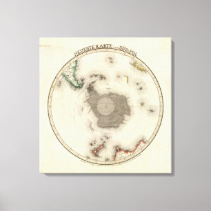 Antarktis, Südhalbkugel Leinwanddruck