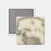 Antarktis, Südhalbkugel Magnet (Vorderseite/Rückseite)