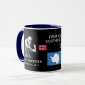 Antarktis - Tasse der Expedition zum Südpol (Vorderseite Links)