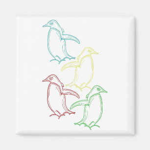 Antarktis Tierzoo Hühner Gift Penguin _1 Magnet