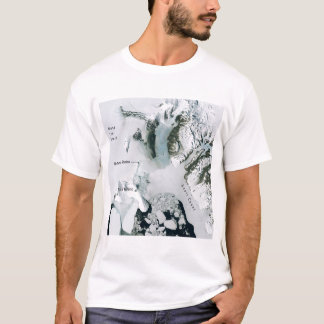 Antarktis- und McMurdostation vom Raum T-Shirt