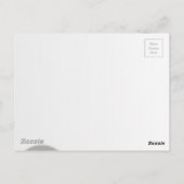 Antarktis Vintage Reiseposter Postkarte (Rückseite)