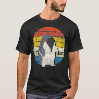 Antarktis Zoo Animal Penguin Lover Retro Penguin T-Shirt