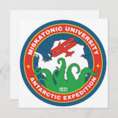 Antarktische Expedition der Universität Miskatonic Einladung (Vorne/Hinten)