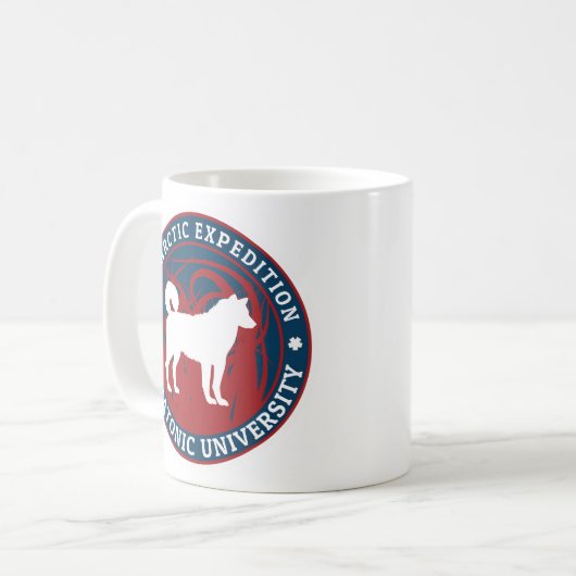 Antarktische Expedition der Universität Miskatonic Kaffeetasse (Vorderseite Links)