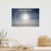 Antarktische Sonne über Horizont, Siple Dome Poster (Küche)