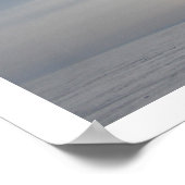 Antarktische Sonne über Horizont, Siple Dome Poster (Ecke)