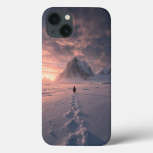 Antarktischer Glanz: Alleinstehende Penguin-Sonnen Case-Mate iPhone Hülle