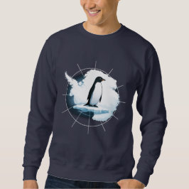 Antarktischer Pinguin-Emblem – Design für Polarfor Sweatshirt