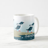 antarktischer Strand mit Adelie Penguins Kaffeetasse (VorderseiteRechts)