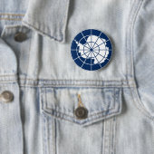 Antarktisches Flaggensymbol-Abzeichen Button (Beispiel)