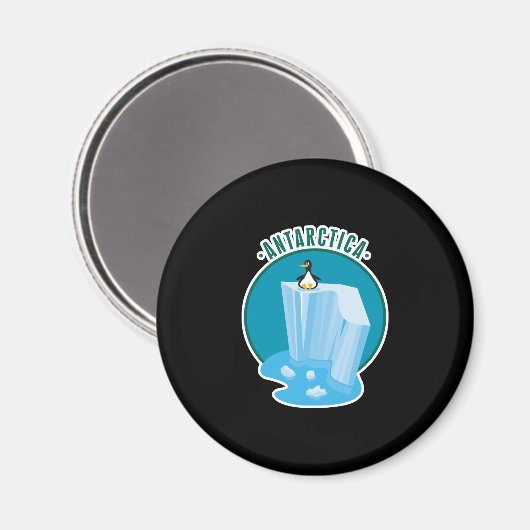 antarktisches Pinguindesign Magnet (Vorderseite/Rückseite)