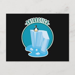 antarktisches Pinguindesign Postkarte