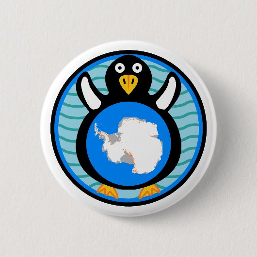 Antarktisches Vogel Button (Vorderseite)