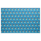 Anteater auf Blue Stoff (Fat Quarter (45,7 x 55,9 cm))