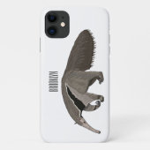 Anteater-Cartoon-Abbildung Case-Mate iPhone Hülle (Rückseite)