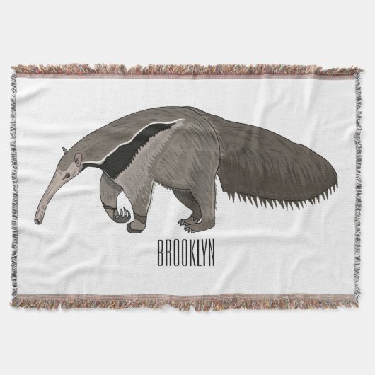 Anteater-Cartoon-Abbildung Decke (Vorderseite)