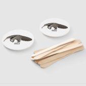 Anteater-Cartoon-Abbildung Fächer (Non-assembled)