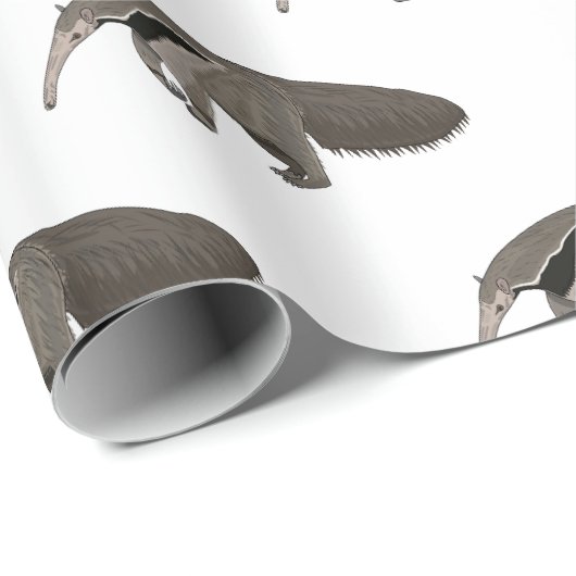 Anteater-Cartoon-Abbildung Geschenkpapier (Rolleneckpunkt)