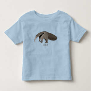 Anteater-Cartoon-Abbildung Kleinkind T-shirt