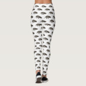 Anteater-Cartoon-Abbildung Leggings (Rückseite)