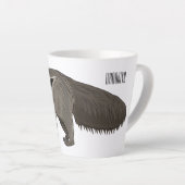 Anteater-Cartoon-Abbildung Milchtasse (Rechte Ecke)