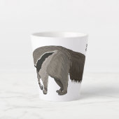 Anteater-Cartoon-Abbildung Milchtasse (Vorderseite)