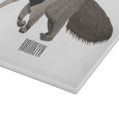 Anteater-Cartoon-Abbildung Schneidebrett (Ecke)