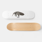 Anteater-Cartoon-Abbildung Skateboard (Horizontal)