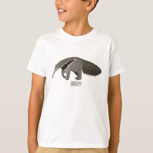 Anteater-Cartoon-Abbildung T-Shirt