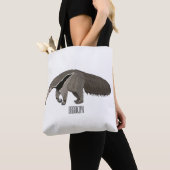 Anteater-Cartoon-Abbildung Tasche (Von Nahem)