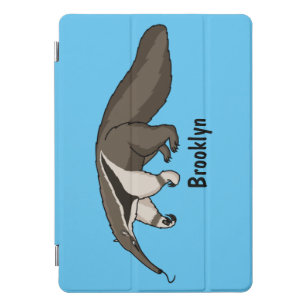 Anteater-Happy-Cartoon-Abbildung iPad Pro Cover