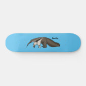 Anteater-Happy-Cartoon-Abbildung Skateboard (Horizontal)