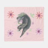 Anteater-Kind Fleecedecke (Vorderseite (Horizontal))