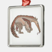Anteater Ornament Aus Metall (Links)