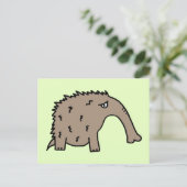 Anteater Postkarte (Stehend Vorderseite)