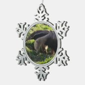 Anteater Schneeflocken Zinn-Ornament (Rechts)