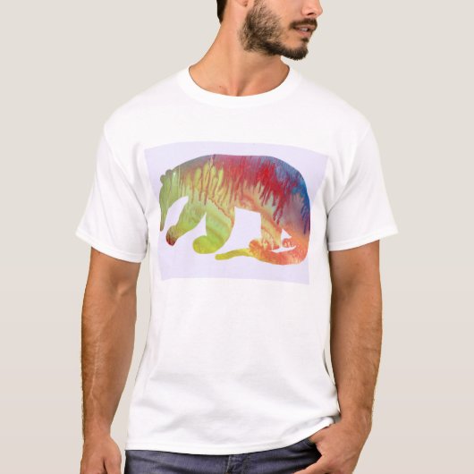 Anteater-Silhouette T-Shirt (Vorderseite)