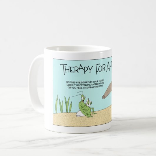 Anteater Therapy Kaffeetasse (Vorderseite Links)
