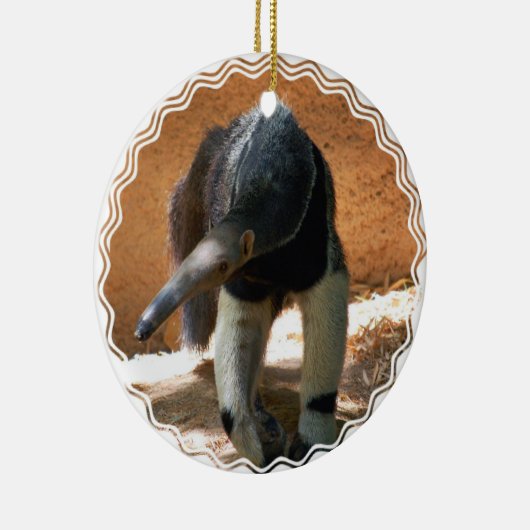 Anteater-Verzierung Keramik Ornament (Rechts)