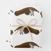 Anteater wrapping paper geschenkpapier set (Beispiel)